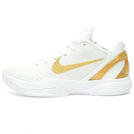 Kobe 6 Nike Kobe 6 BHM White Metallic Gold