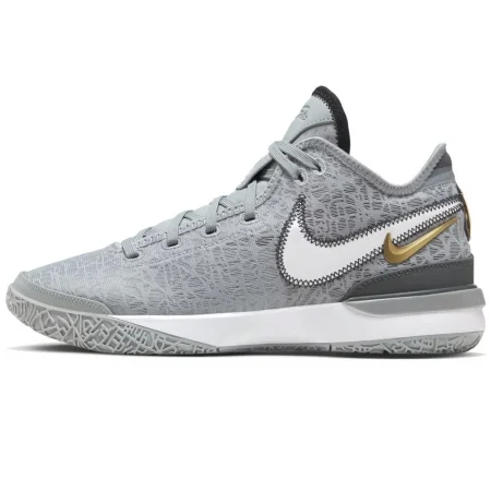LeBron NXXT Gen Nike Lebron NXXT Gen Wolf Grey Metallic Gold